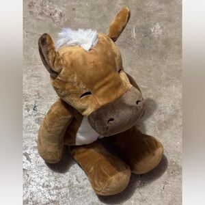 Adorable Brown Plush Horse Toy